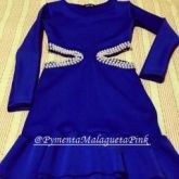 Vestido glamour pérolas