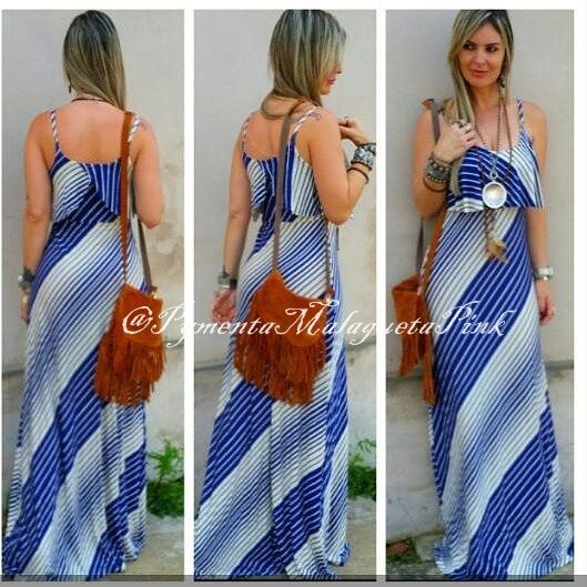 Vestido Listras Verão