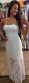 Vestido Nacional Tomara que Caia Renda