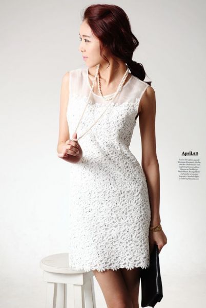 VESTIDO IMPORTADO STRASS WHITH