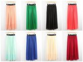 SAIAS LONGAS IMPORTADAS DE CHIFFON