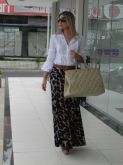 Saia Longa Animal Print