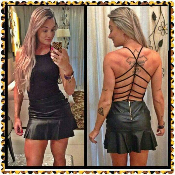 Saia Couro kELLY
