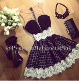 Vestido Guiipure Chantily