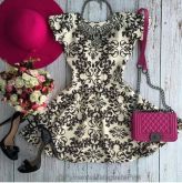 Vestido Estampa Hower