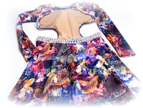 Vestido Cec Stamp Pérola