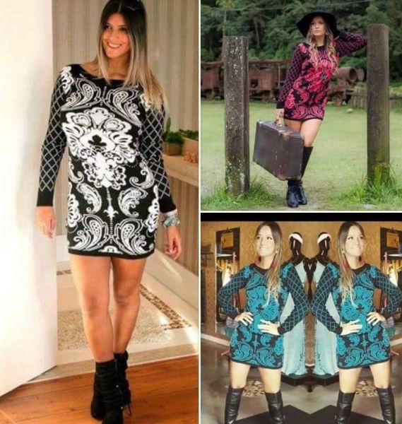 VESTIDO COWTRY INVERNO