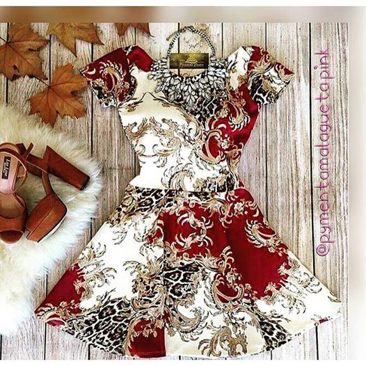 Vestido ORIENTAL Estampa marsalla