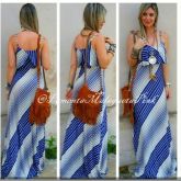 Vestido Listras Verão